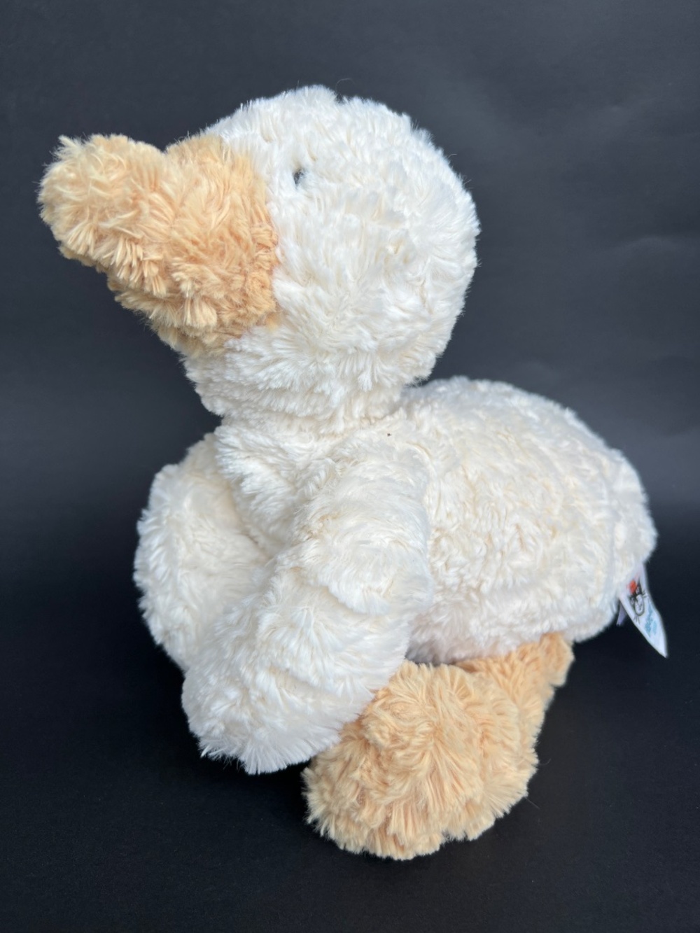 Jellycat Tumblie Duck Cream and Yellow Soft Floppy Head to Tail 11" Plush